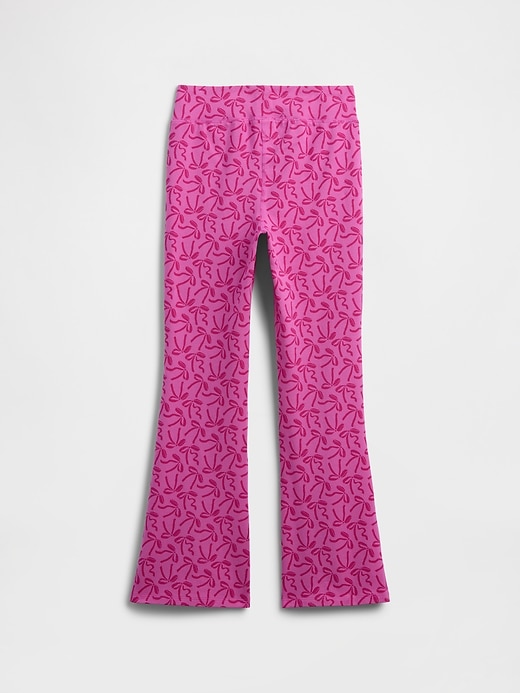 Image number 2 showing, Kids Stretch Jersey Flare Leggings