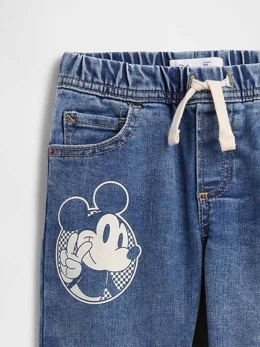 Image number 3 showing, babyGap &#215 Disney Mickey Mouse Slim Pull-On Jeans