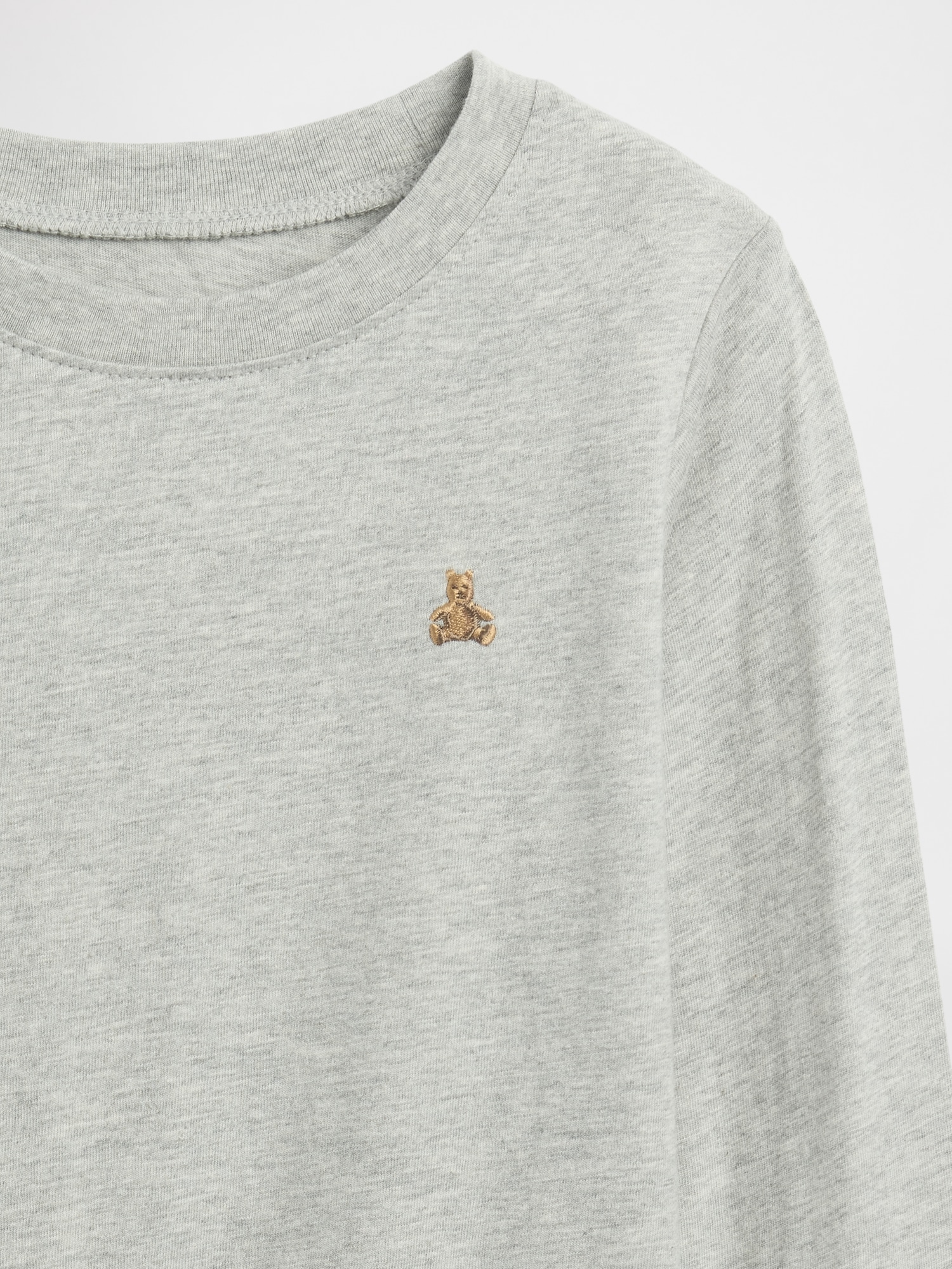 Gap Factory Babygap Brannan Bear Crewneck T-shirt In Gray