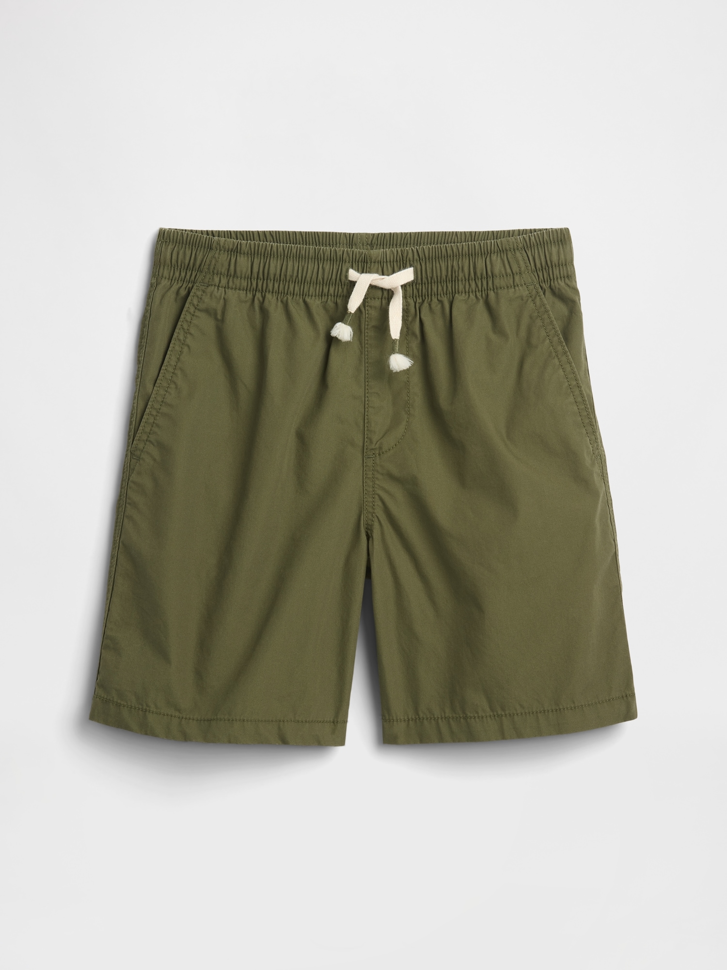 Kids Relaxed Pull-On Shorts - Army Jacket Green