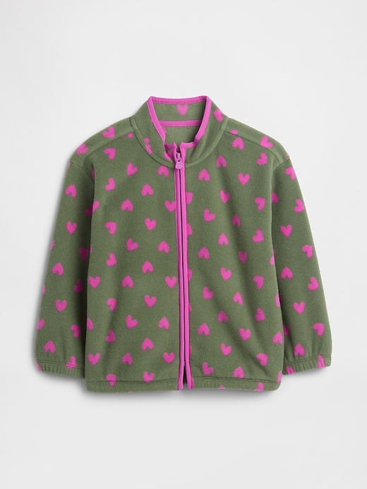 Image number 1 showing, babyGap Print Fleece Zip Sweatshirt