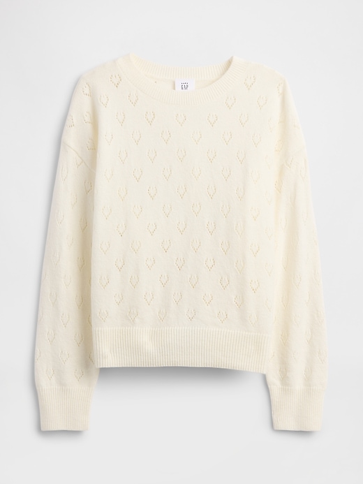 Image number 1 showing, babyGap CashSoft Pointelle Crewneck Cardigan
