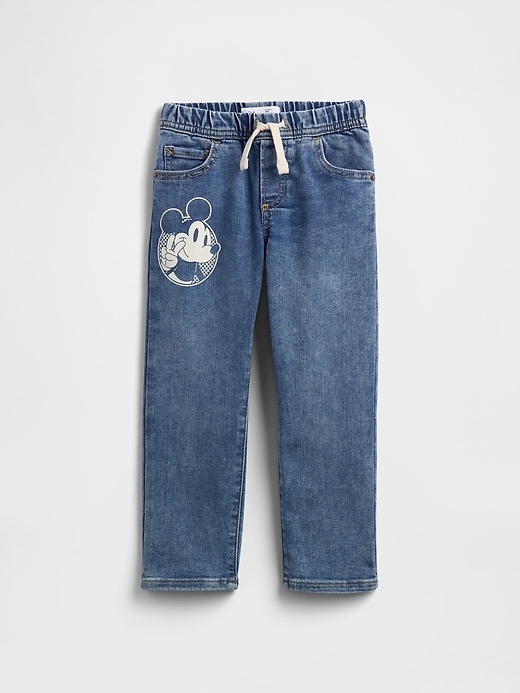 Image number 1 showing, babyGap &#215 Disney Mickey Mouse Slim Pull-On Jeans
