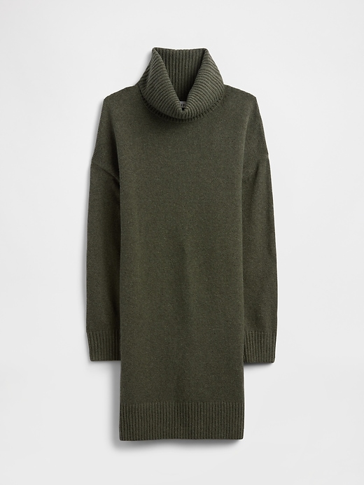 Image number 6 showing, CashSoft Relaxed Turtleneck Sweater Mini Dress