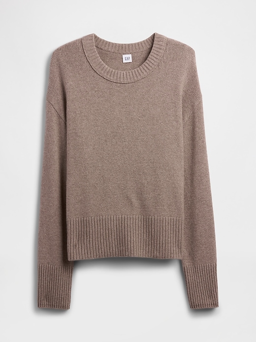 Image number 5 showing, CashSoft Relaxed Crewneck Sweater