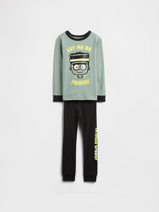 Image number 1 showing, babyGap 100% Organic Cotton Frankenstein PJ Set
