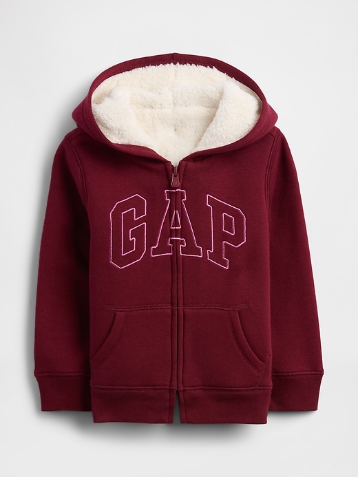 Image number 1 showing, babyGap Sherpa Logo Hoodie
