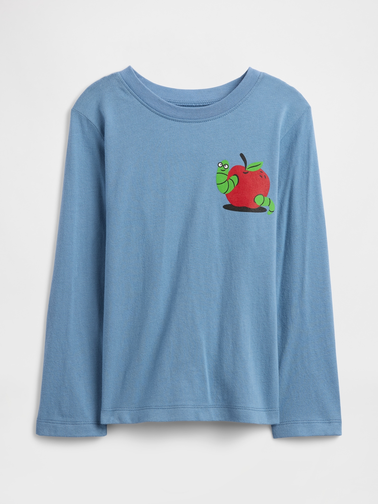 babyGap Graphic T-Shirt - Cornflower Blue Apple
