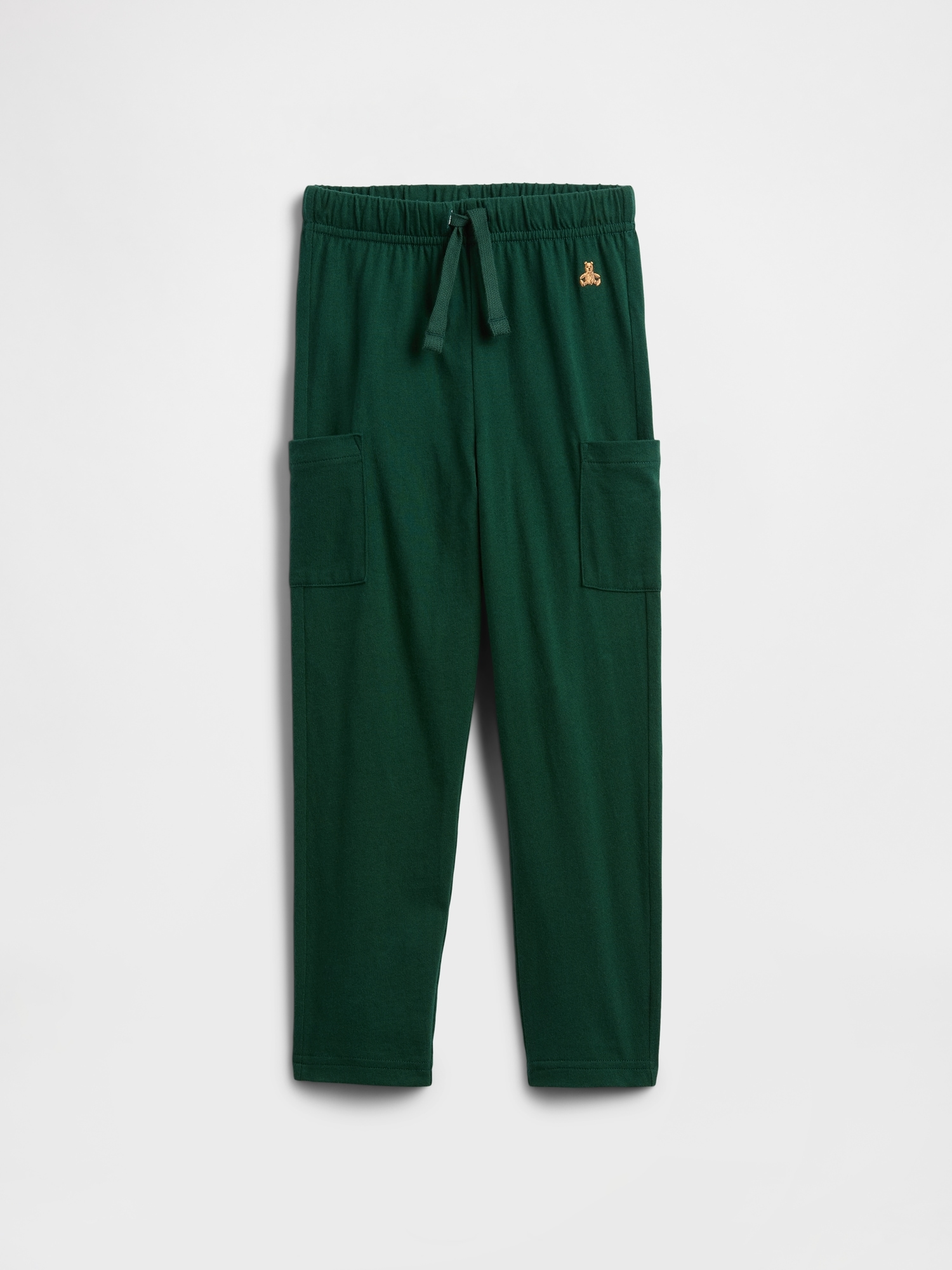babyGap Pull-On Stretch Jersey Cargo Joggers - Evergreen Glamour Green