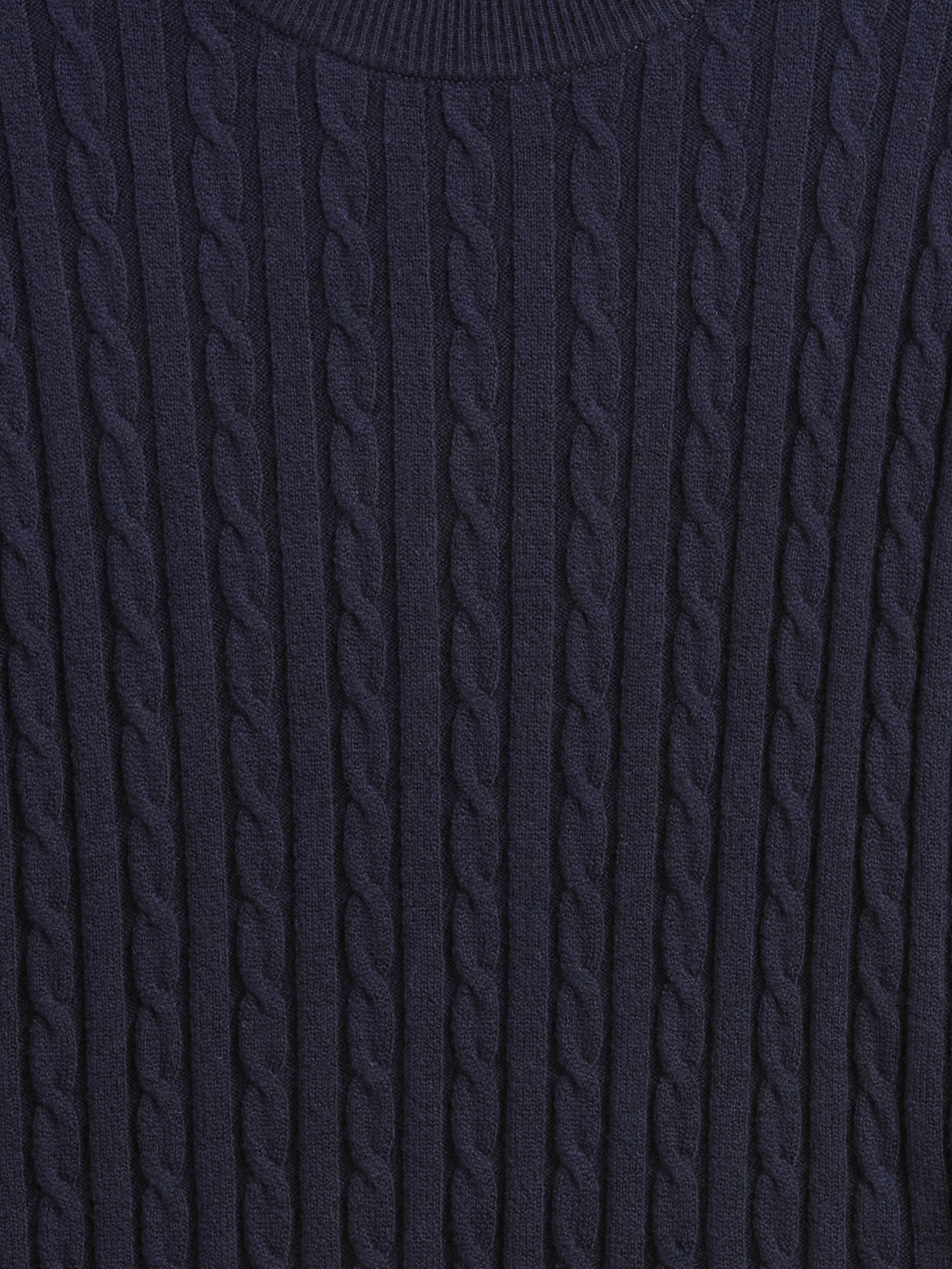 Gap Factory Cashsoft Cable-knit Crewneck Sweater In Blue