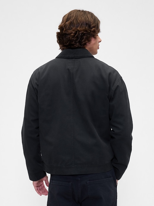 Image number 2 showing, Relaxed Canvas Workwear Jacket