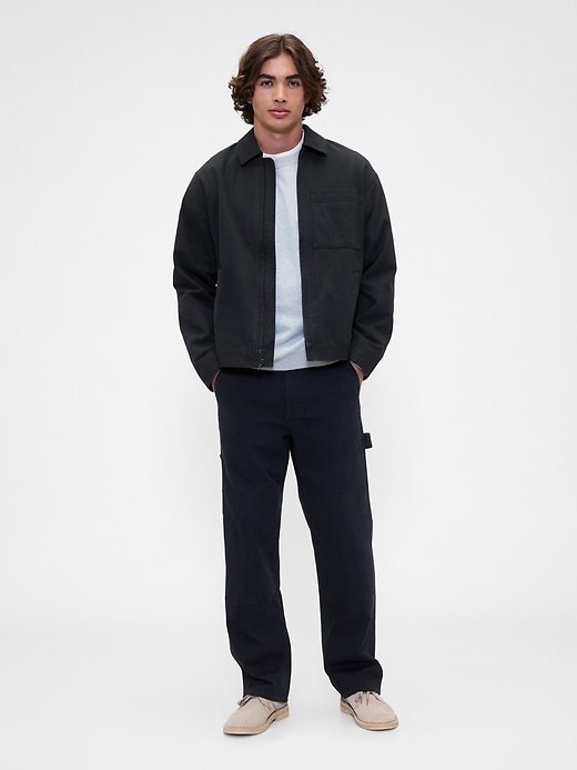 Image number 3 showing, Relaxed Canvas Workwear Jacket