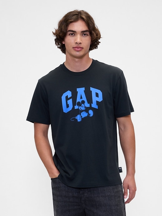 Image number 1 showing, Gap &#215 Disney Mickey Mouse Everyday Soft Relaxed Logo T-Shirt