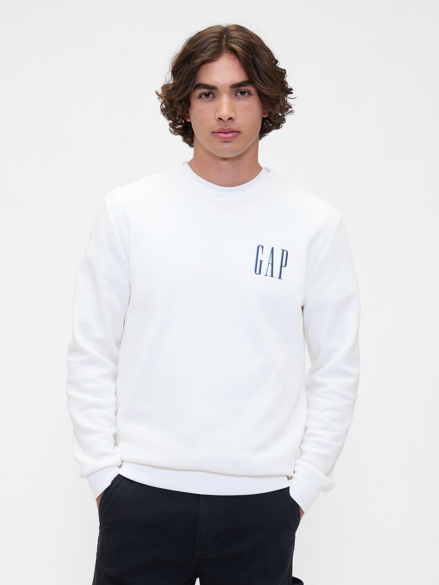 Gap Logo Sweatshirt - White