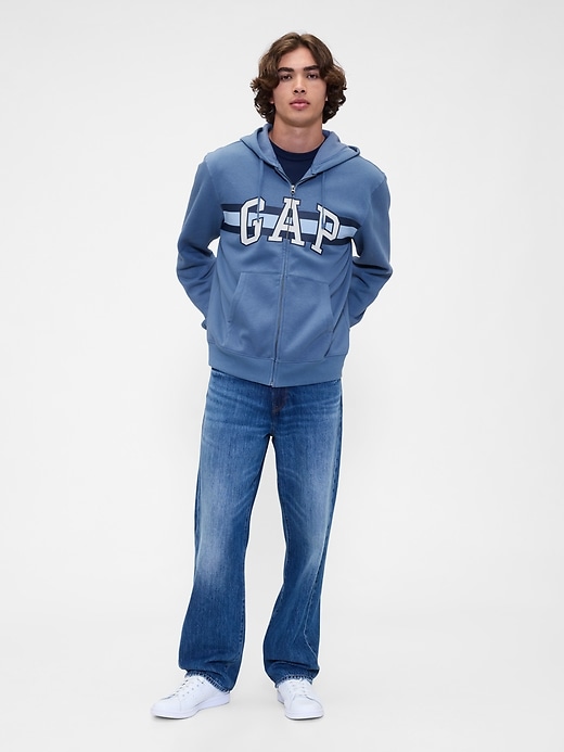 Image number 3 showing, Relaxed Gap Logo Zip Hoodie