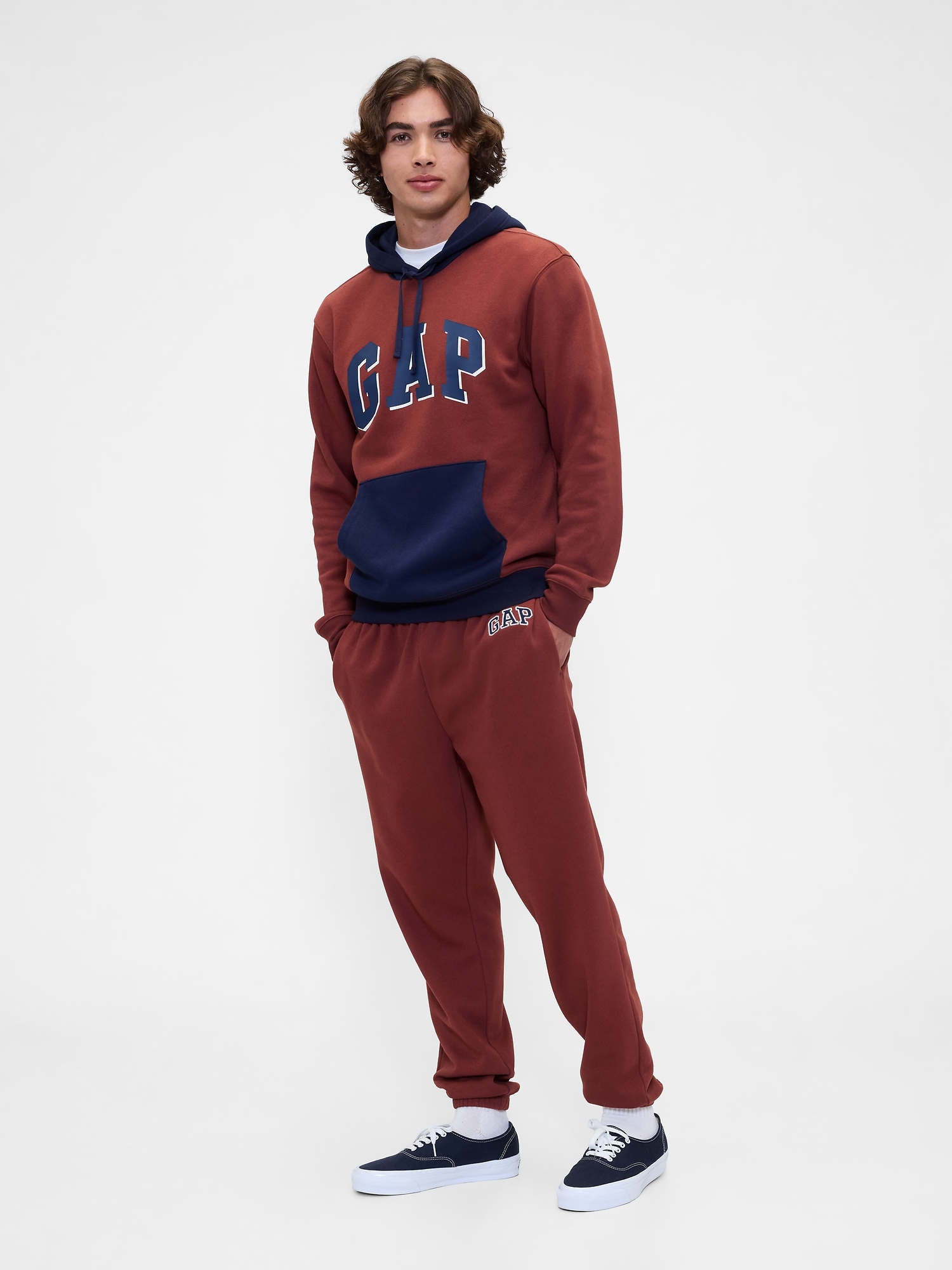 Gap Logo Joggers - Burnt Brown Russet