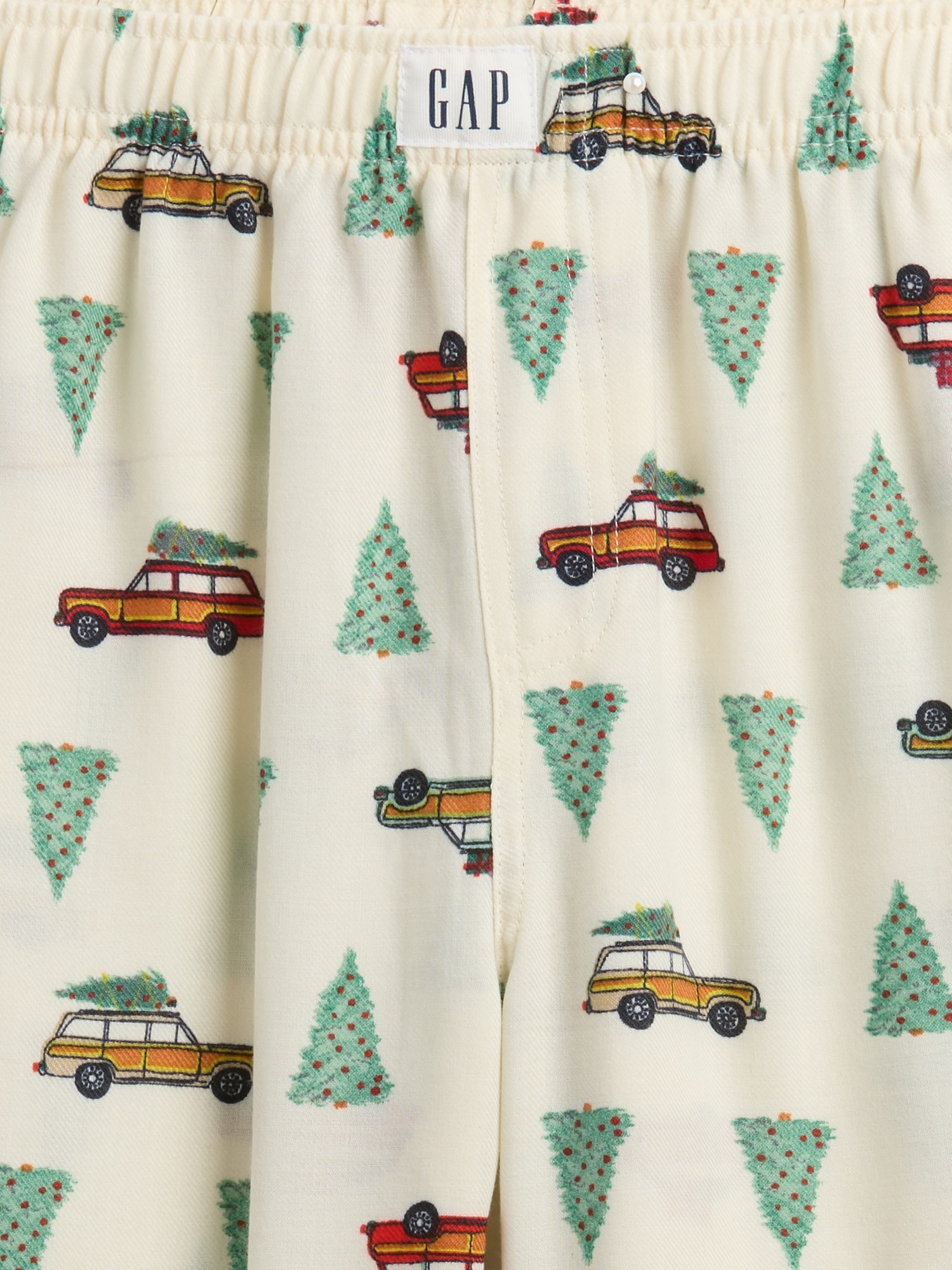 Gap Factory Kids 100% Recycled Flannel Pj Pants In Neutral