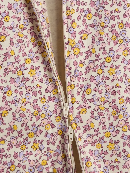 Image number 3 showing, Baby Print Two-Way Zip One-Piece