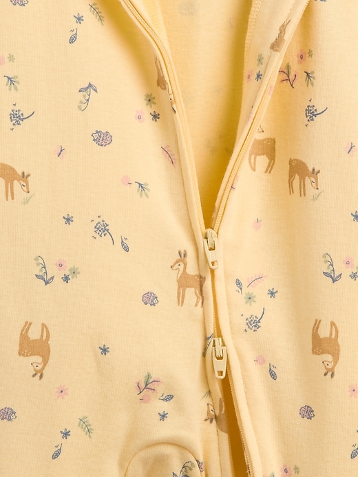 Image number 3 showing, Baby Print Two-Way Zip One-Piece