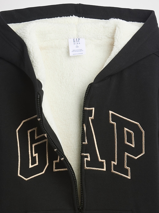 Image number 3 showing, Kids Gap Logo Sherpa Hoodie
