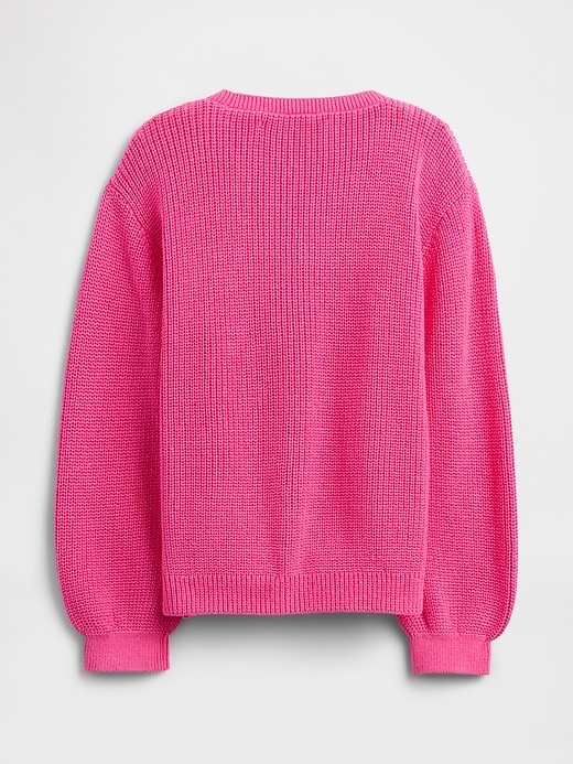 Image number 2 showing, babyGap Shaker-Stitch V-Neck Cardigan