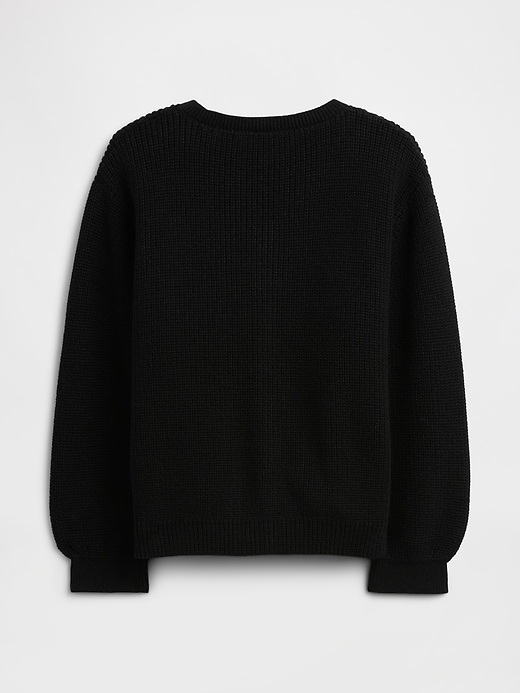 Image number 2 showing, babyGap Shaker-Stitch V-Neck Cardigan
