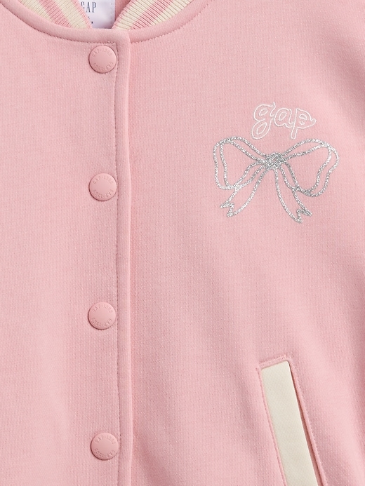 Image number 3 showing, babyGap Fleece Varsity Jacket