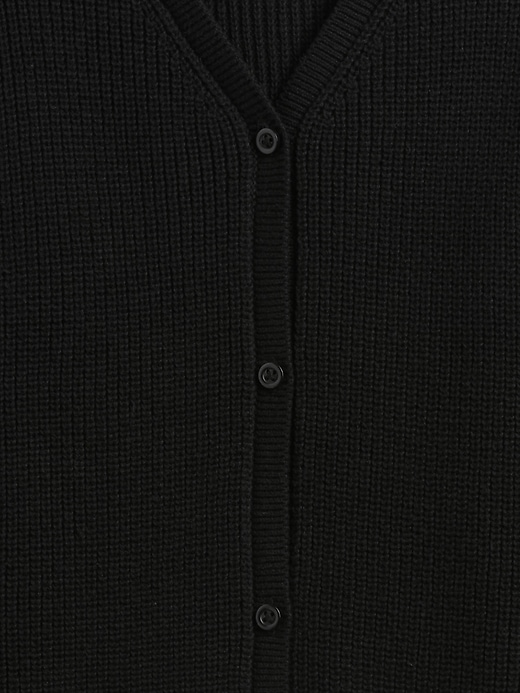 Image number 3 showing, babyGap Shaker-Stitch V-Neck Cardigan