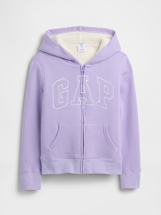 Image number 1 showing, Kids Gap Logo Sherpa Hoodie