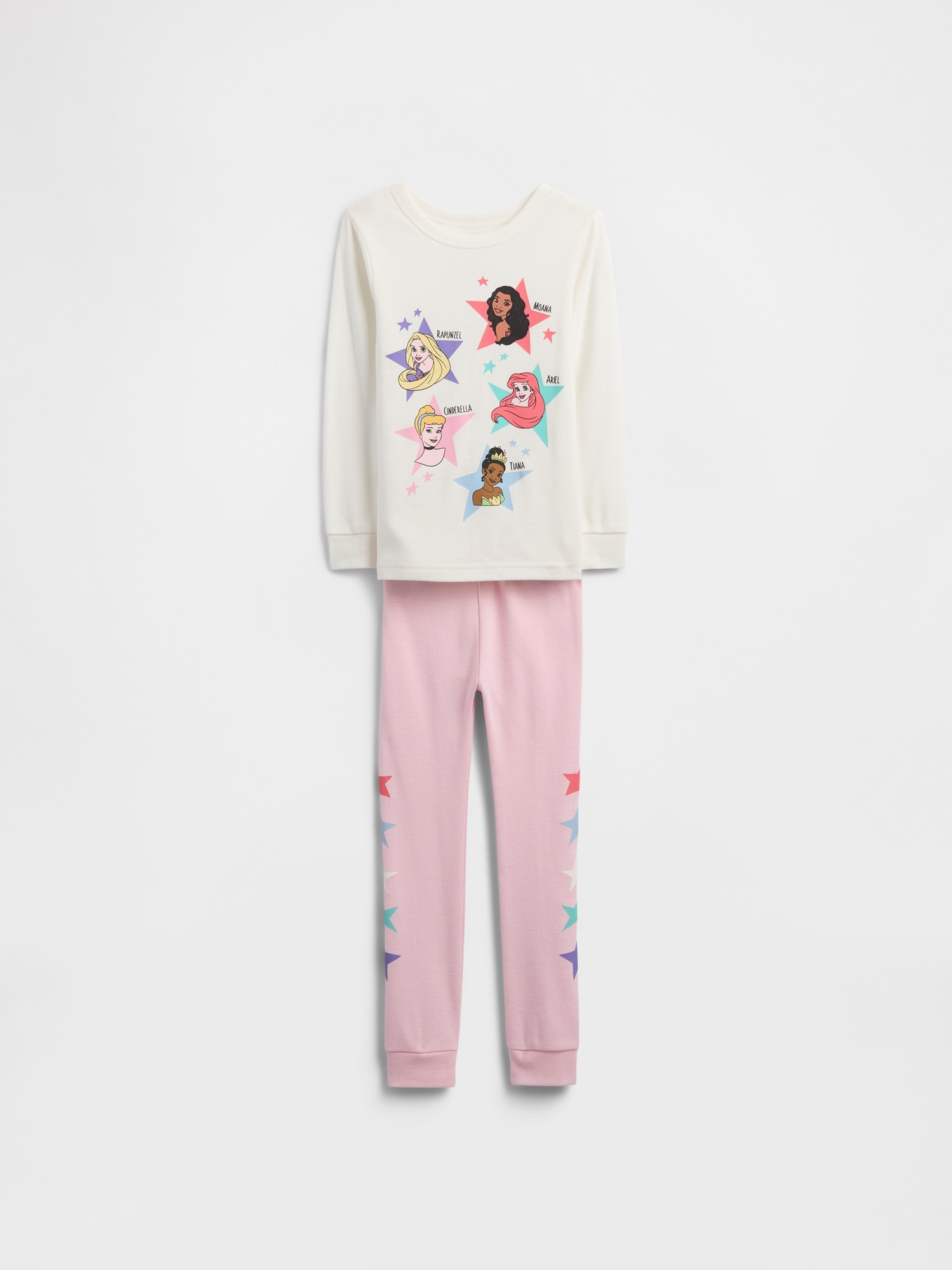 babyGap × Disney Princess 100% Organic Cotton PJ Set - New Off White