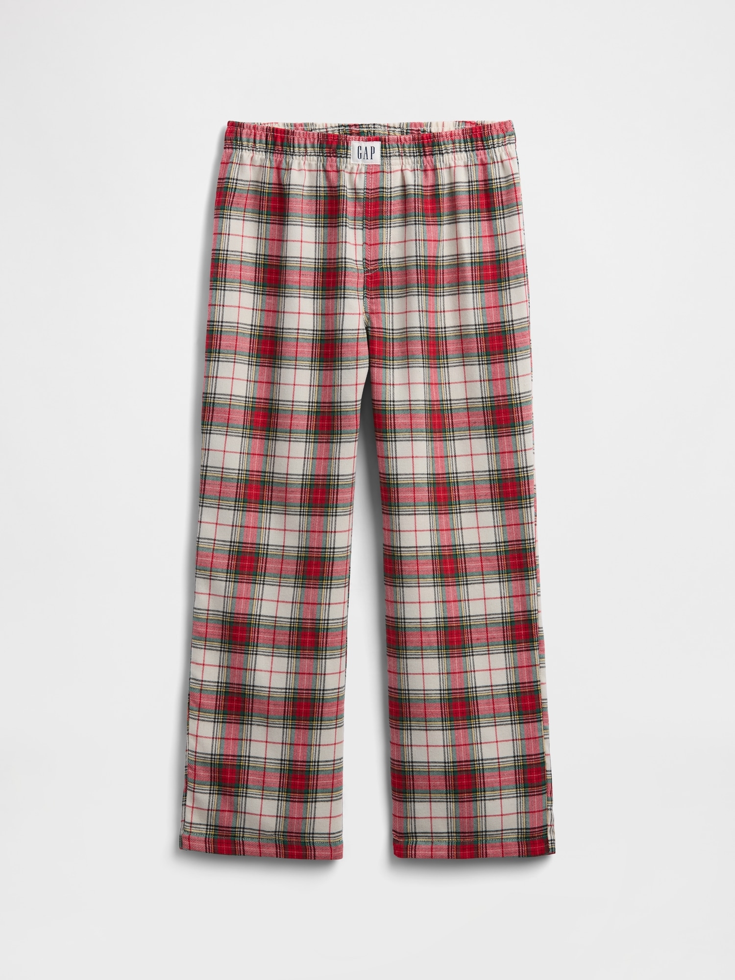Kids 100% Recycled Flannel PJ Pants - Tartan Plaid