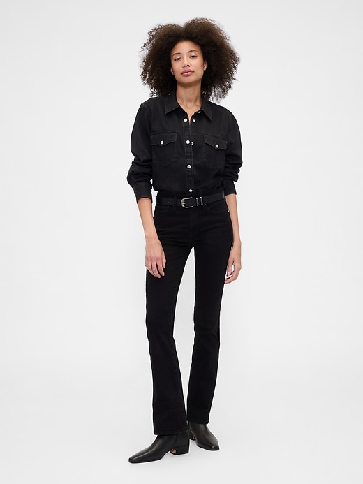 Image number 3 showing, Relaxed Denim Western Shirt