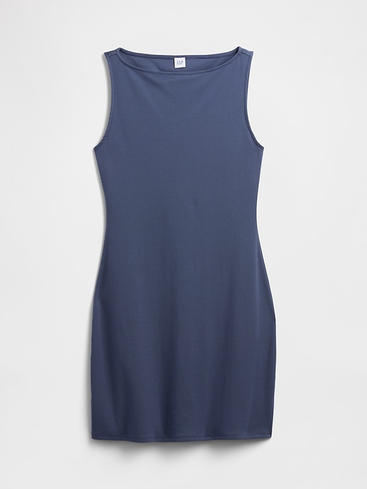Image number 6 showing, Modern Ribbed Boatneck Mini Dress