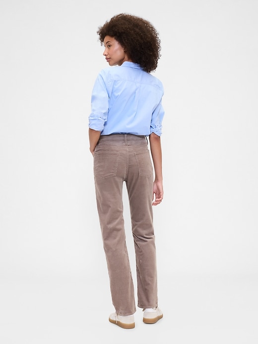 Image number 4 showing, High Rise '90s Original Straight Corduroy Pants