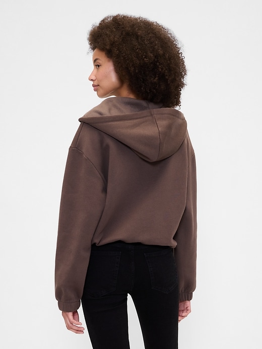 Image number 2 showing, Oversized Bubble Zip Hoodie