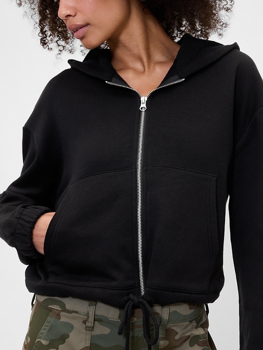 Image number 4 showing, Oversized Bubble Zip Hoodie
