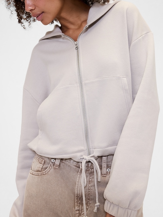 Image number 4 showing, Oversized Bubble Zip Hoodie