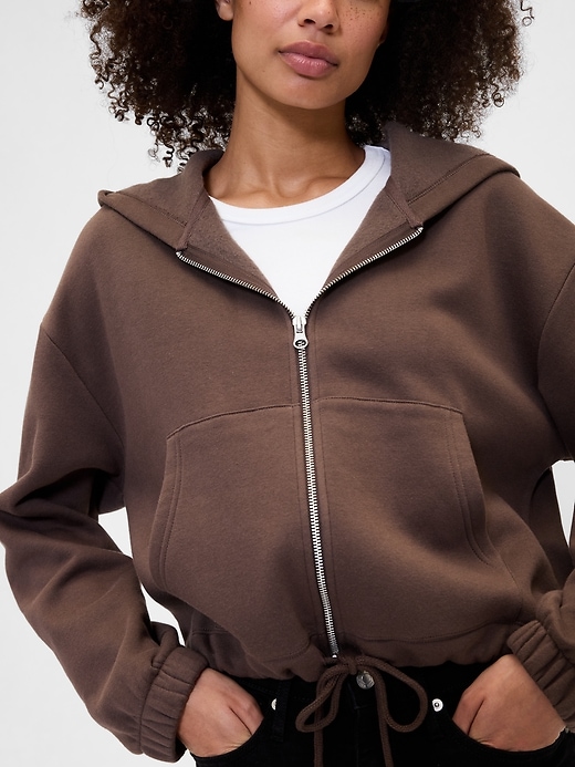 Image number 4 showing, Oversized Bubble Zip Hoodie