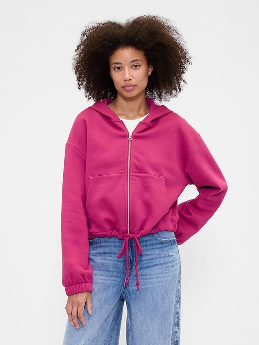 Image number 1 showing, Oversized Bubble Zip Hoodie