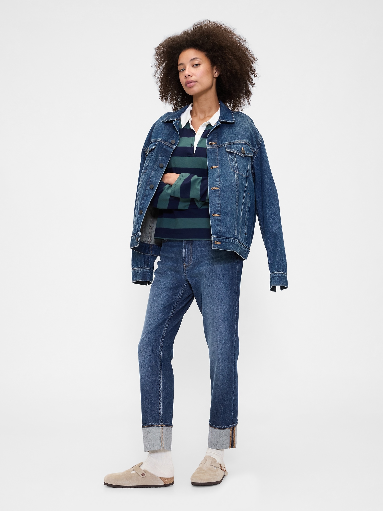 High Rise '90s Original Straight Jeans - Blue