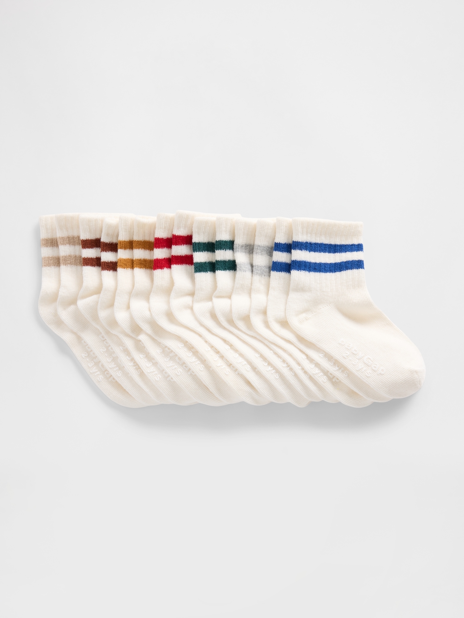 babyGap Stripe Crew Socks (7-Pack)