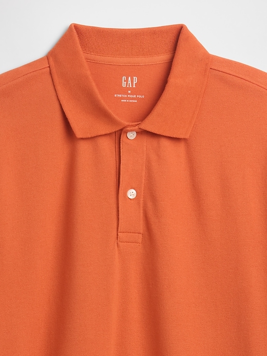 Image number 4 showing, Stretch Pique Polo Shirt
