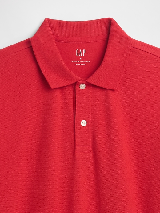 Image number 4 showing, Stretch Pique Polo Shirt