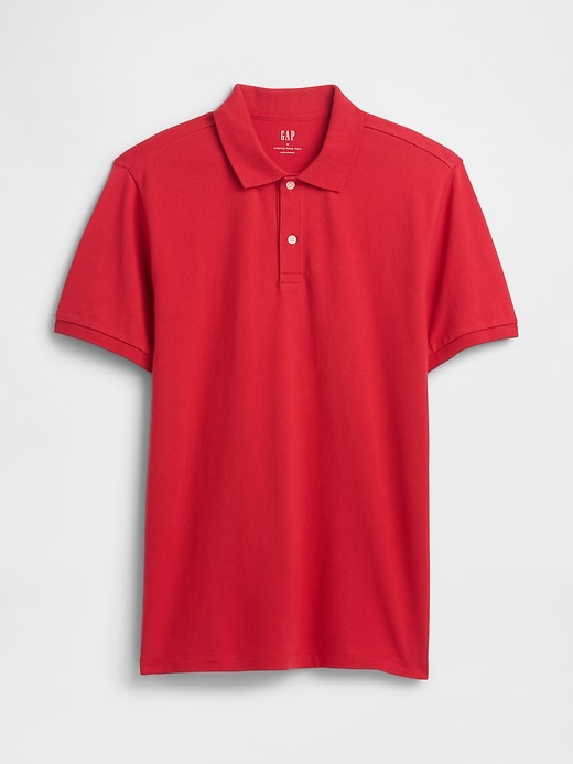Image number 5 showing, Stretch Pique Polo Shirt