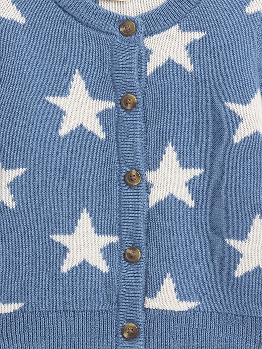 Image number 3 showing, Baby Print Crewneck Cardigan