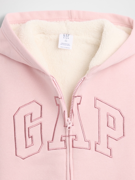 Image number 3 showing, Kids Gap Logo Sherpa Hoodie