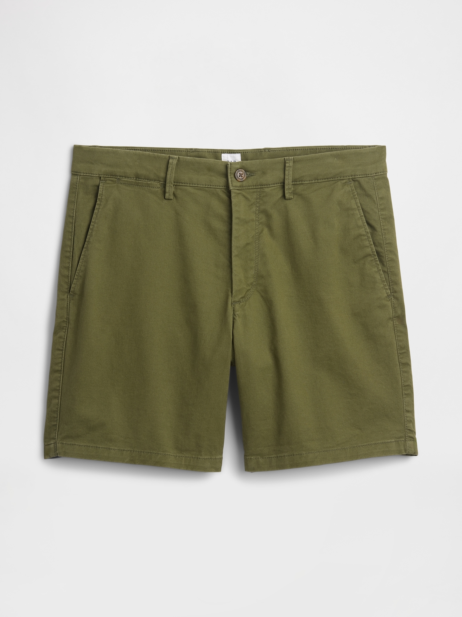 7" Essential Khaki Shorts - Green