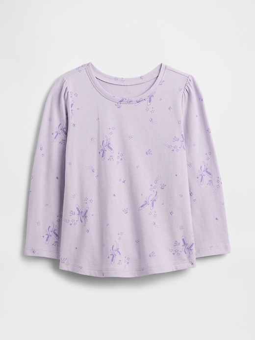 Image number 1 showing, babyGap Puff Sleeve Crewneck T-Shirt