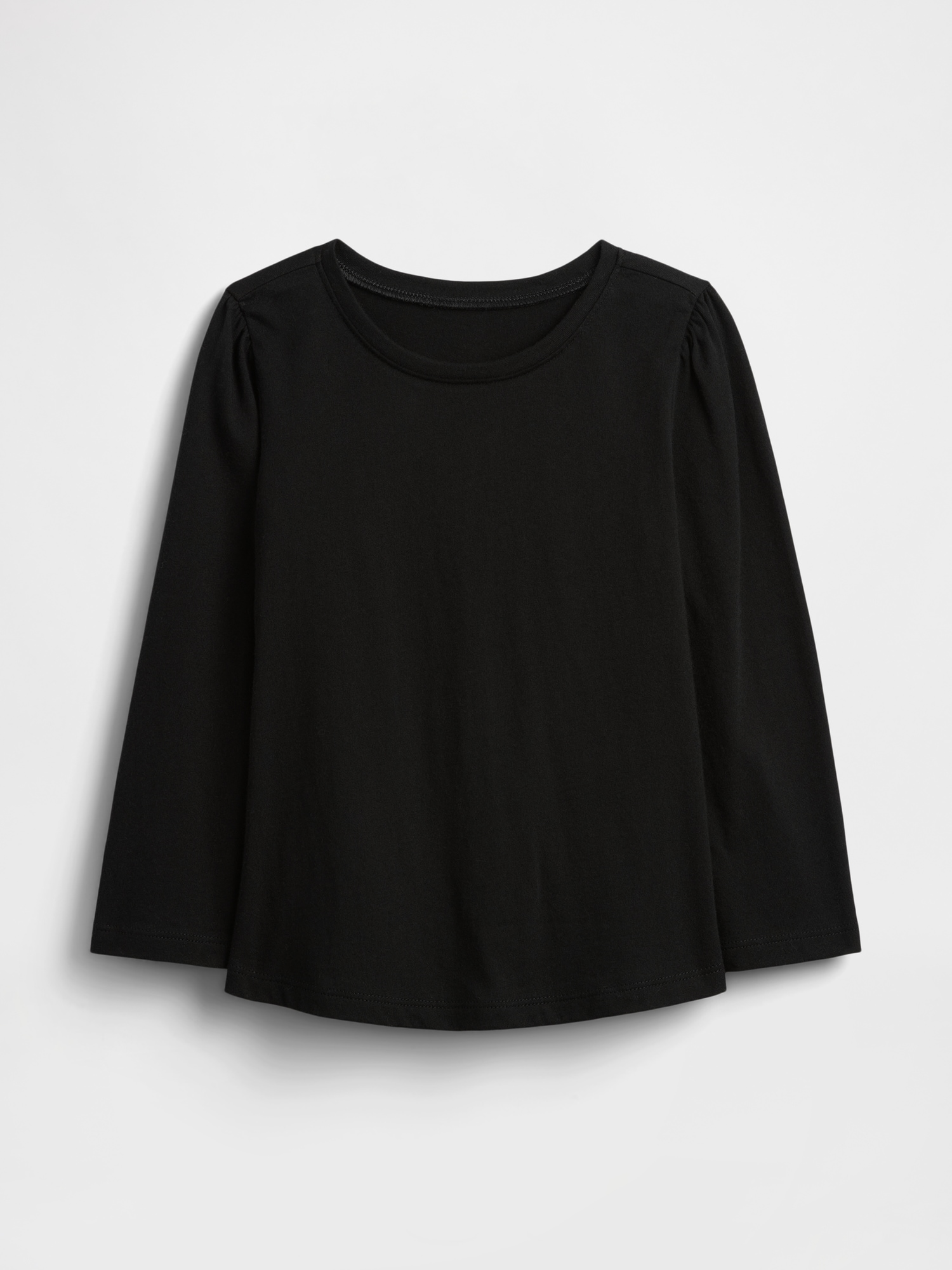 babyGap Puff Sleeve Crewneck T-Shirt - Black