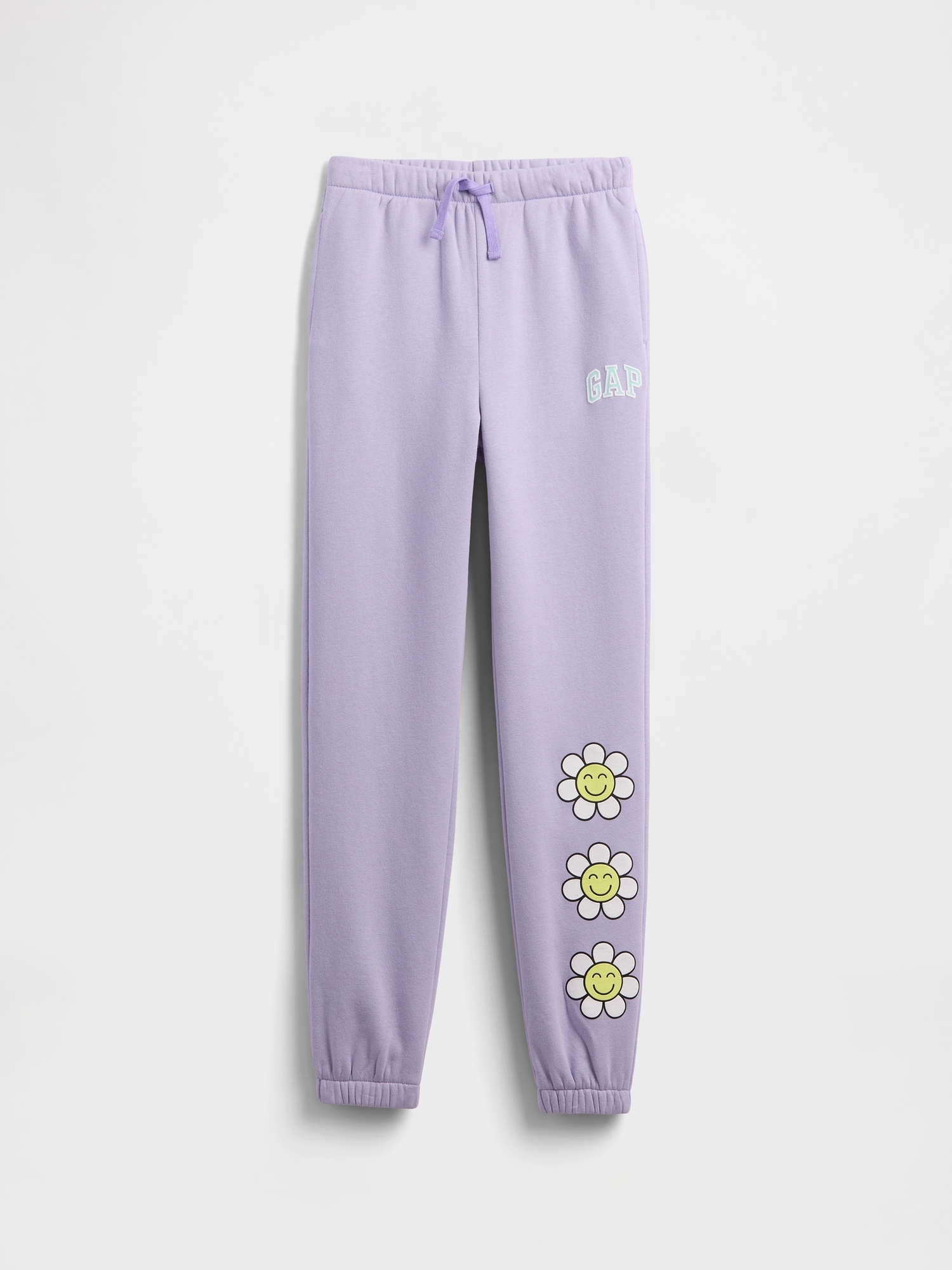 Kids Relaxed Gap Logo Joggers - Warm Purple Violet